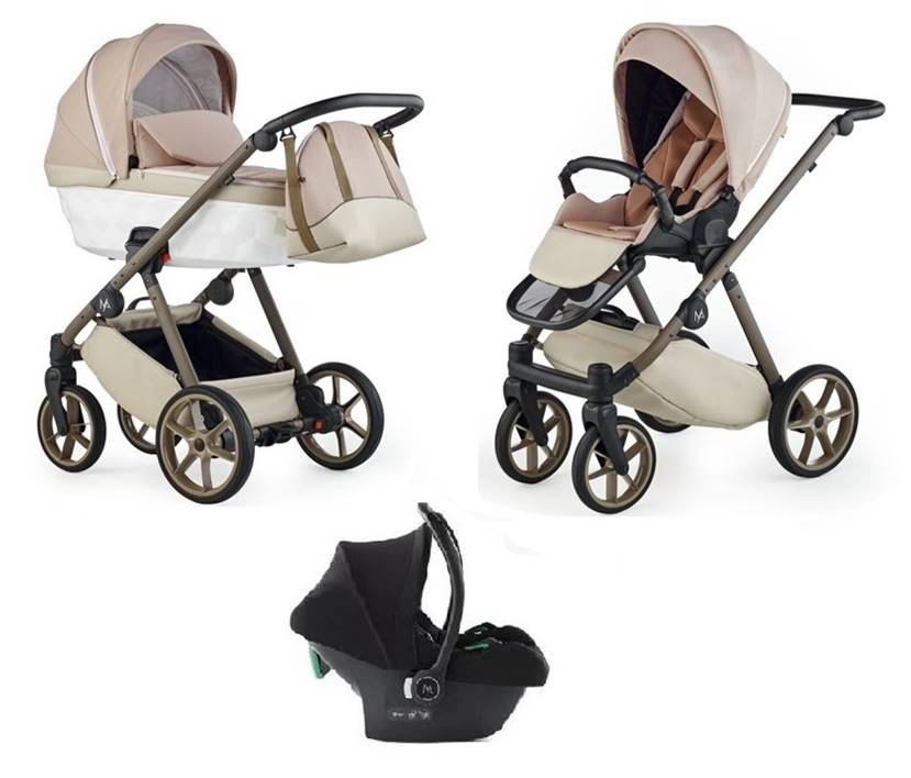 Wózek dziecięcy Natoni Abis 3w1 z gondolą, spacerówką i fotelikiem - zestawienie najlepszych